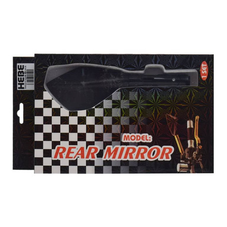 Lusterka motocyklowe Hebe M10 M8 CNC czarne