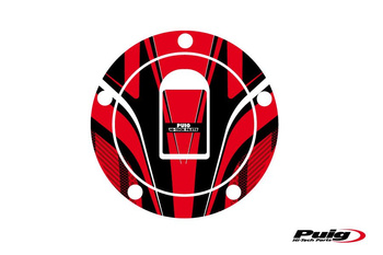Osłona wlewu paliwa puig do kawasaki 2000-2005 (wzór radikal) czerwona