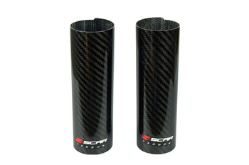 osłony gornej części goleni lag teleskopów carbon wymiary 160x52 mm
