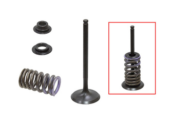 ZAWÓR SSĄCY (KOMPLETNY ZAWÓR ZE SPRĘŻYNAMI I PODKŁADKAMI) HONDA CRF 150 F '06-'17 STALOWY (MX-09544I) (29,93X4,89X83,4MM)