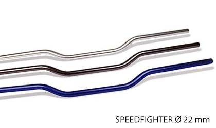 Kierownica aluminiowa 22mm speedfighter kolor tytanowy
