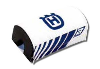 Osłona kierownicy pro taper (28mm) kolor biały, logo husqvarna