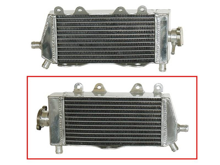 Psychic chłodnica yamaha yz 125 '05-'17 wzmocniona o standardowej pojemności prawa (szt.) (z korkiem)