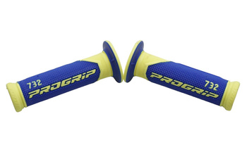Manetki pg732 road (22+25mm, dł.125mm) kolor żółty fluo/niebieski (dwuskładnikowe) (732-252)