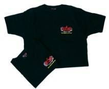 materiały promocyjne koszulka z krótkim rękawem t-shirt kolor czarny z logiem sbs materiały promocyjne rozmiar m