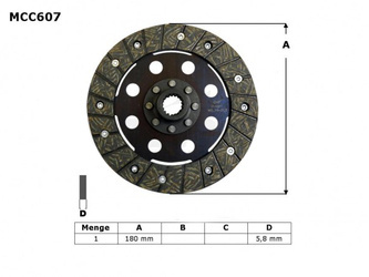 Trw lucas tarcza sprzęgłowa bmw k 1200 rs 97-05, k 1200 gt 01-05,