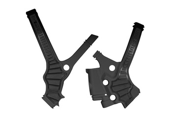 OSŁONY RAMY (KOMPLET) BI-MATERIAL SUPER GRIP YAMAHA YZ 85 '22-'24 KOLOR CZARNY