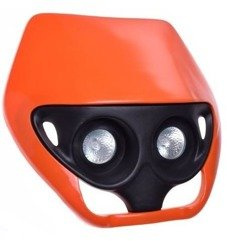 Owiewka z halogenami Pomarańczowa Niska