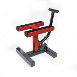 Stojak/podnośnik/podstawka pod motocykl cross kolor czerwony (szczegóły - patrz opis dodatkowy)