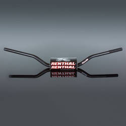 Kierownica 1,1/8 cala (28,6mm) mx fatbar black honda cr/crf, kawasaki kx/kxf kolor czarny z gąbką