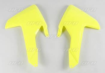 Osłony chłodnicy husqvarna tc 125/300 / fc 250/350/450 '16-18, tc 250 / fe 250/350/450/501 / te/tx 125/250/300 '17-18 kolor żółty fluo