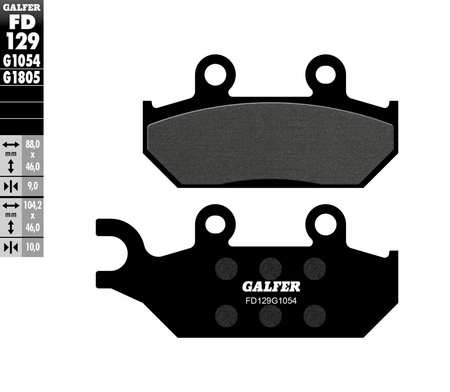 Klocki hamulcowe kh172 yamaha xt 600 92-03, xtz 660 91-98