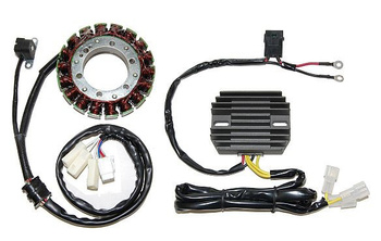 Uzwojenie alternatora (stator) z regulatorem yamaha yxr 450 rhino (05-10), yxr 660 rhino (04-07) high power (esg433/esr449)