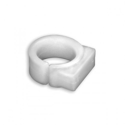 Prowadnica (mocowanie) linki kolor biały (okrągła dzielona z boku)