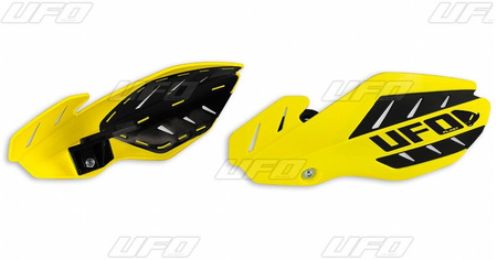 Osłony rąk (handbary) flame suzuki rmz 250/450 '12-'17 kolor żółty/czarny (z mocowaniami) - promocja
