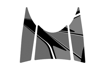 Radikal Osłona Półki Kierownicy Puig Kawasaki Ninja 650/ Z650 17-18 Szara