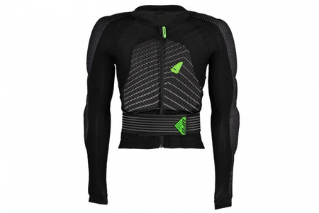 Ufo osłona klatki piersiowej / zbroja ultralight evo bodyguard kolor czarny zielony fluo rozmiar s/m (ce level 2)