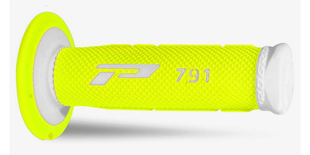 Manetki pg791 off road (22+25mm, dł.115mm) kolor biały / żółty fluo (dwuskładnikowe) (791-244) (pg791wh/ylf)