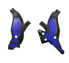 OSŁONY RAMY (KOMPLET) T7 REVOLUTION YAMAHA TENERE 700 '19-'24 KOLOR CZARNY - NIEBIESKI