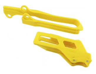 Prowadnica i ślizg łańcucha (komplet) suzuki rmz 250 '12-'18 kolor żółty