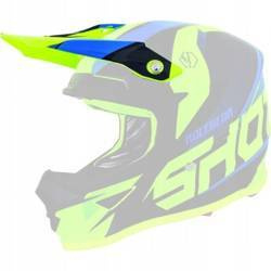 Części daszek (peak) do kasku furiouultimate blue/neon yellow kolor niebieski/żółty fluo