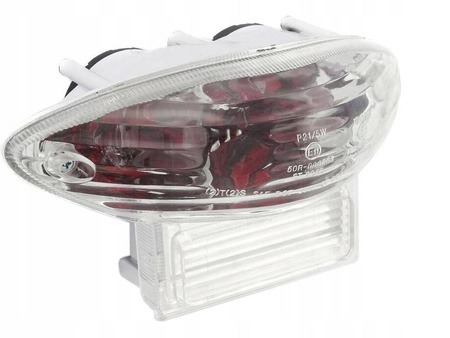 lampa tył suzuki gsxr1300 hayabusa '99-'07 (białe szkło/homologacja)