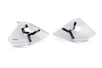 Owiewki Boczne Kompatybilne Z Kierunkowskazami Led Oem Puig Do Bmw F750gs 18-21 Przezroczyste