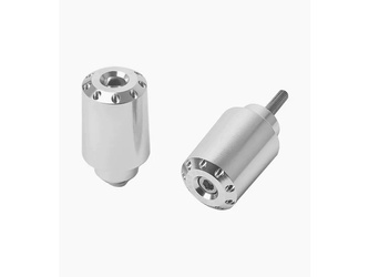 Ciężarki / końcówki kierownicy długie puig do kawasaki zx-10r 04-10 srebrne