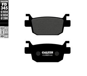 Klocki hamulcowe kh415 półmetaliczne