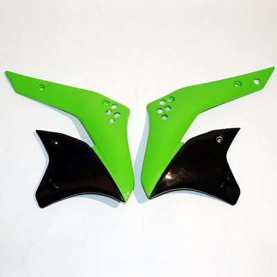 Osłony chłodnicy kawasaki kxf 250 '07 kolor zielony/czarny
