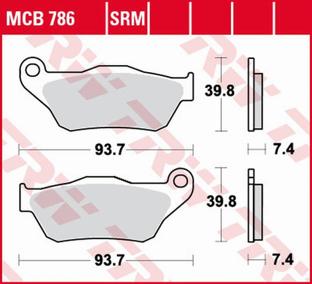 Klocki hamulcowe kh430 organic yamaha yp 125 x-max '06-'09, xp 250 x-max '05-'09 przód