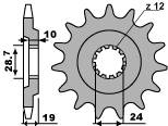 Zębatka przednia 532 17 18nc zx 10 (88-90) (łańc. 530) (jtf527.17)