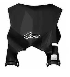 Tablica na numer startowy kawasaki kxf 250 17-19, kxf 450 16-19 kolor czarny (stadium z osłonami amortyzatorów)