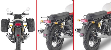 stelaż pod torby (sakwy) boczne szybkiego montażu remove-x royal enfield interceptor 650 '19-'22