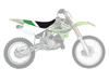 Pokrowiec/poszycie na siedzenie kawasaki kx 85 '01-'13 dream 4 kolor czarny/zielony/biały