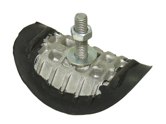 Trzymak opony aluminiowy z gumą 1,85'