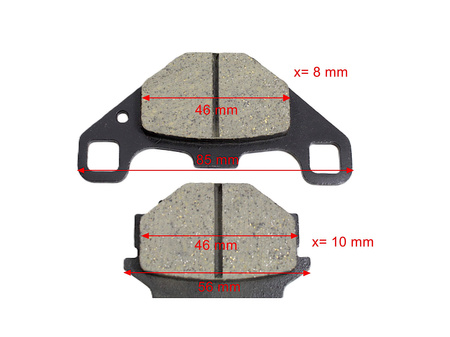 Klocki Hamulcowe Atv 150/200/250