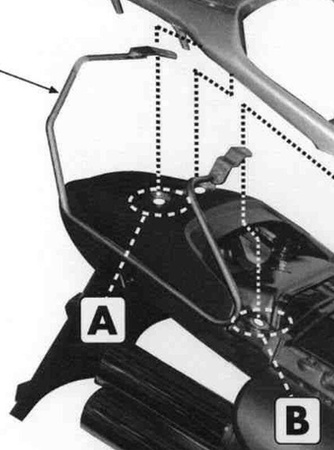 Stelaż Pod Torby (Sakwy) Boczne Honda Xl 650v Transalp '00-'07