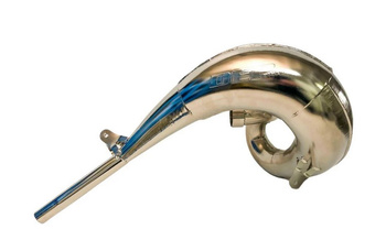 DEP PIPES ARMOURED DYFUZOR/KOMORA/TUBA REZONANSOWA NIKLOWANA (FRONT EXHAUST PIPE NICKEL): RIEJU MR 250-300, MR PRO 250-300 '23-, GAS GAS EC 250/300 '18-'20 (WZMOCNIONY 1,2 MM)