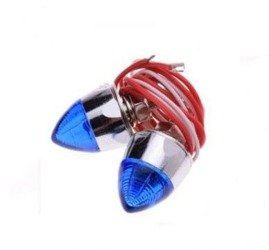 Śruba tablicy rejestracyjnej niebieska Świecąca