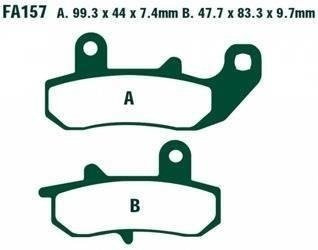 KLOCKI HAMULCOWE MOTOCYKL SUZUKI DR EBC FA157