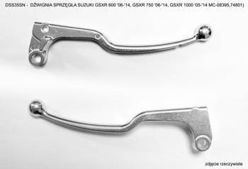 Dźwignia sprzęgła suzuki gsxr 600 '06-'14, gsxr 750 '06-'14, gsxr 1000 '05-'14 (mc-08395,74801)