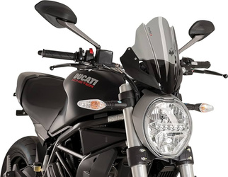 Szyba Turystyczna Puig Do Ducati Monster 797 / 1200 / 1200r 16-20 Lekko Przyciemniona