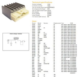 Dze regulator napięcia ktm exc '98-04 (2t+4t) (5031134000) (12v/8a) (esr085)