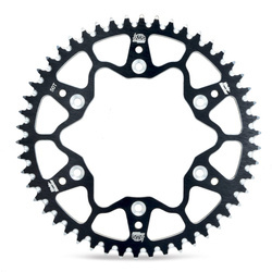 Zębatka tylna aluminiowa t7075 (ergal) 270 53 (27053) kolor czarny yamaha yz/yzf '99-'18 wrf '01-'18 (jtr251.53) (łańc. 520)