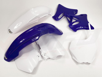komplet plastików yamaha yz 125-250 '13 kolor oem (niebieski/biały) (ya314e999)