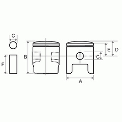 Tłok Tkrj Yamaha Xt600e (Oem:3tb) (96,25)