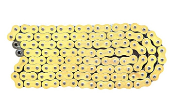 ŁAŃCUCH NAPĘDOWY 420RH2 (128 OGNIW) MOTOCROSS DO 85 CCM ZŁOTY (124RH2/008) (BEZ ORINGÓW)
