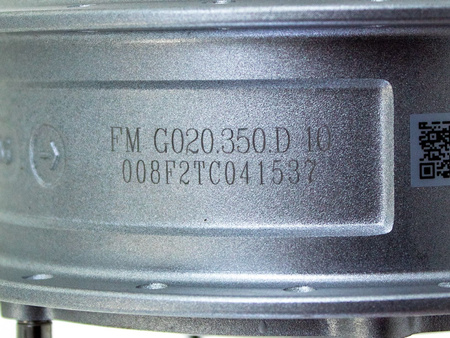 Silnik Bafang H400b Fm G020.350.D 36v/350w Koło Przednie Srebrny