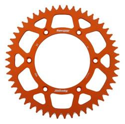 Zębatka tylna aluminiowa 7075-t6 (ergal) 899 51 ktm sx/exc (jtr897.51) kolor pomarańczowy